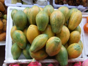 タイの果物 パパイヤ