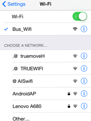 バンコクバス-wifi