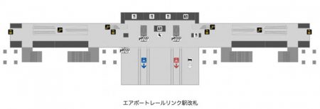 スワンナプーム国際空港地下階のマップ