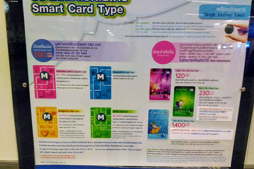 bangkok mrt card for tourist